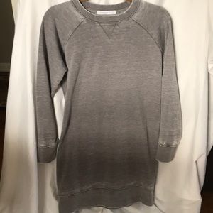 Alternative Apparel sweatshirt dress in grey